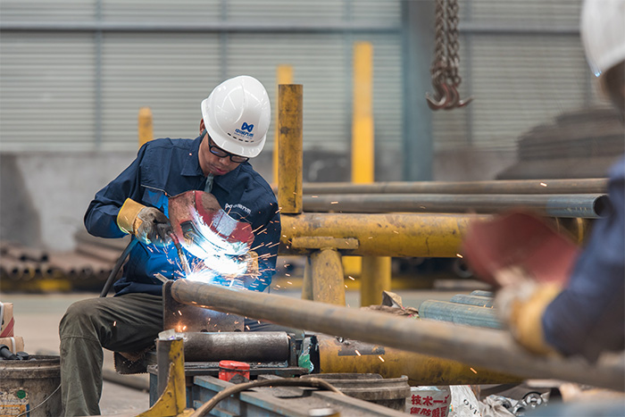 阿里网架焊接车间